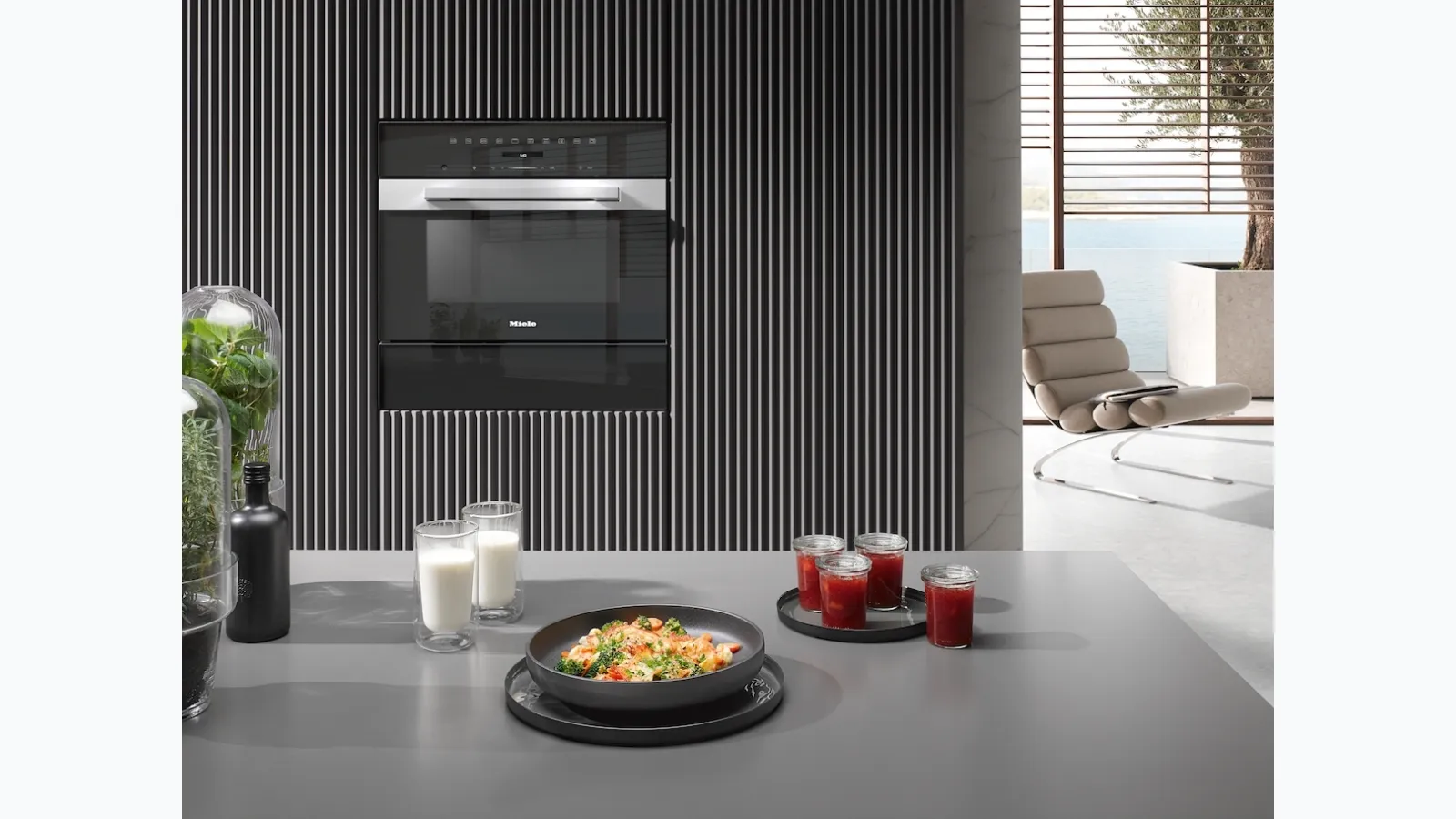 Forno a microonde da incasso M7244TC di Miele