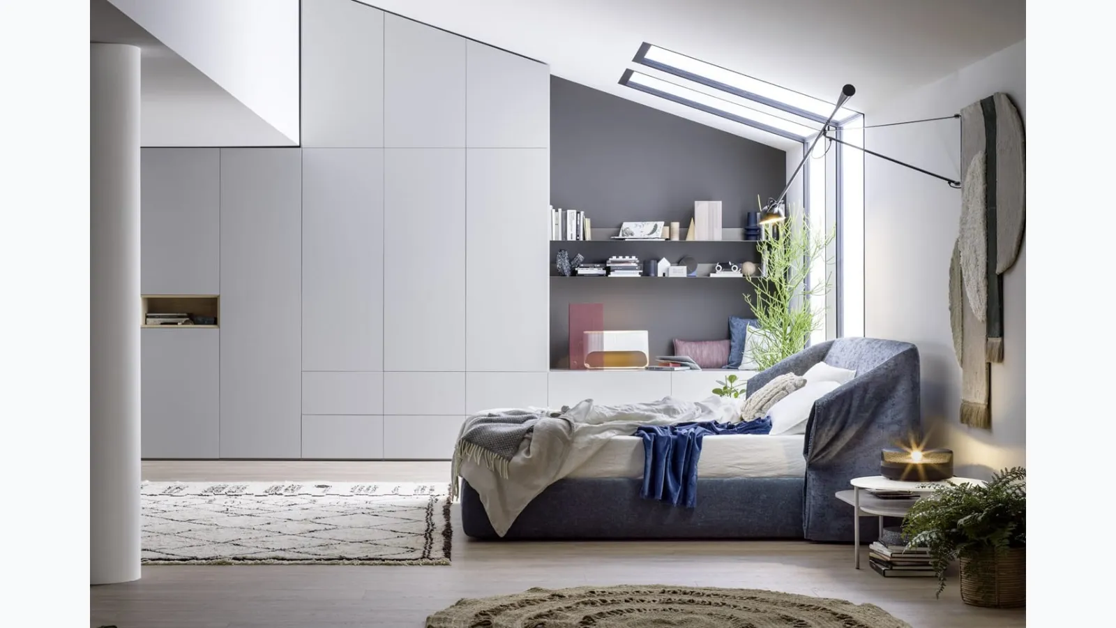 Letto Hide con box contenitore di Novamobili